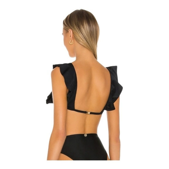 Vix Swimwear Liz Bikini Top in Black NWT - Picture 4 of 6